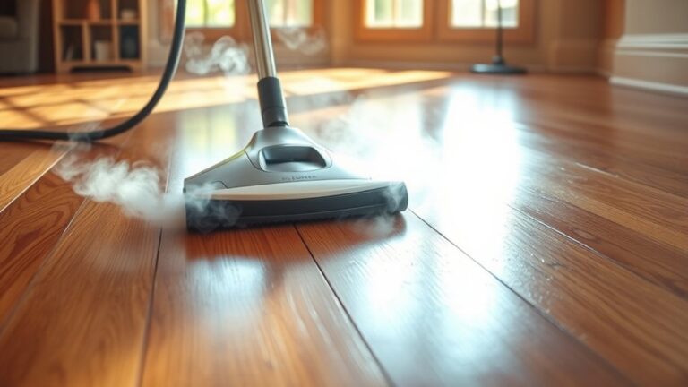 steam cleaning wood floor