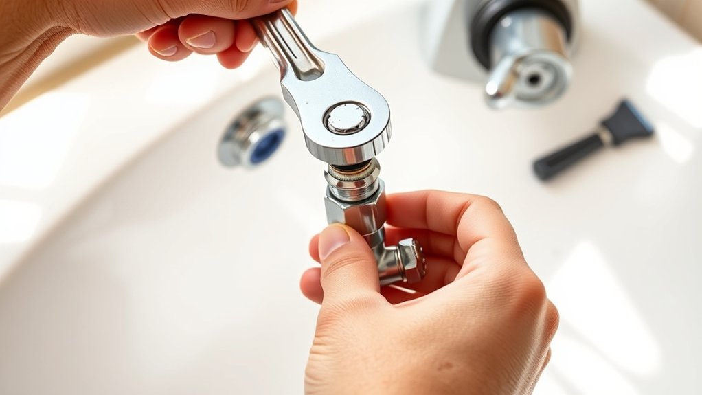 stuck valve apply oil support pipes