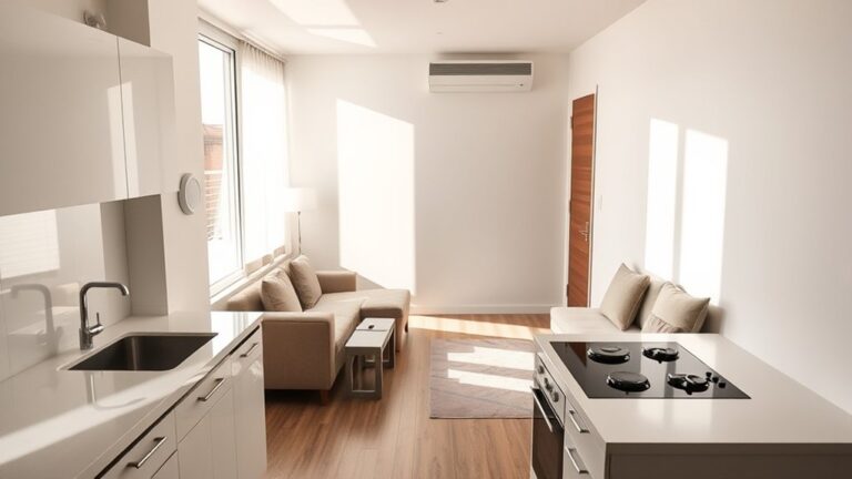 studio often includes a kitchen