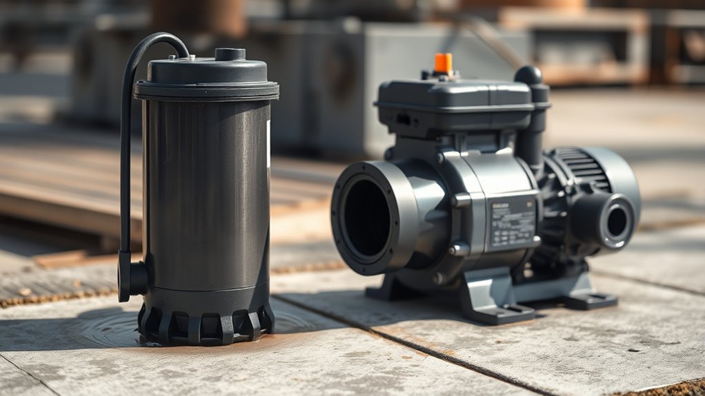 submersible vs surface pump differences