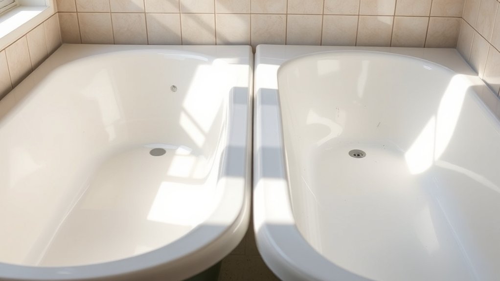 suitable bath refinishing candidates porcelain enamel coated cast iron fiberglass