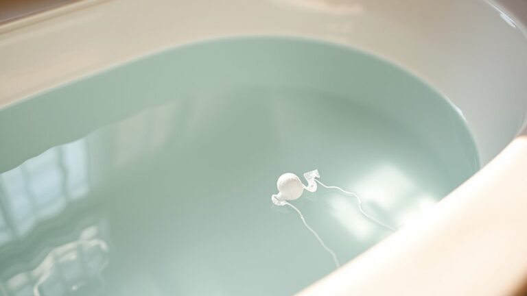 tampon use during bathing