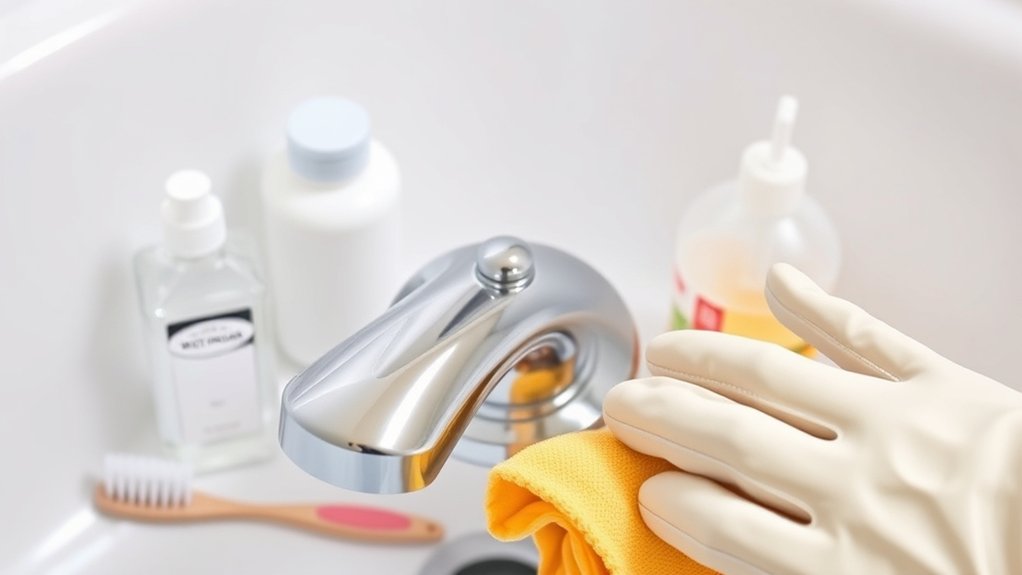 tools and supplies for diverter cleaning