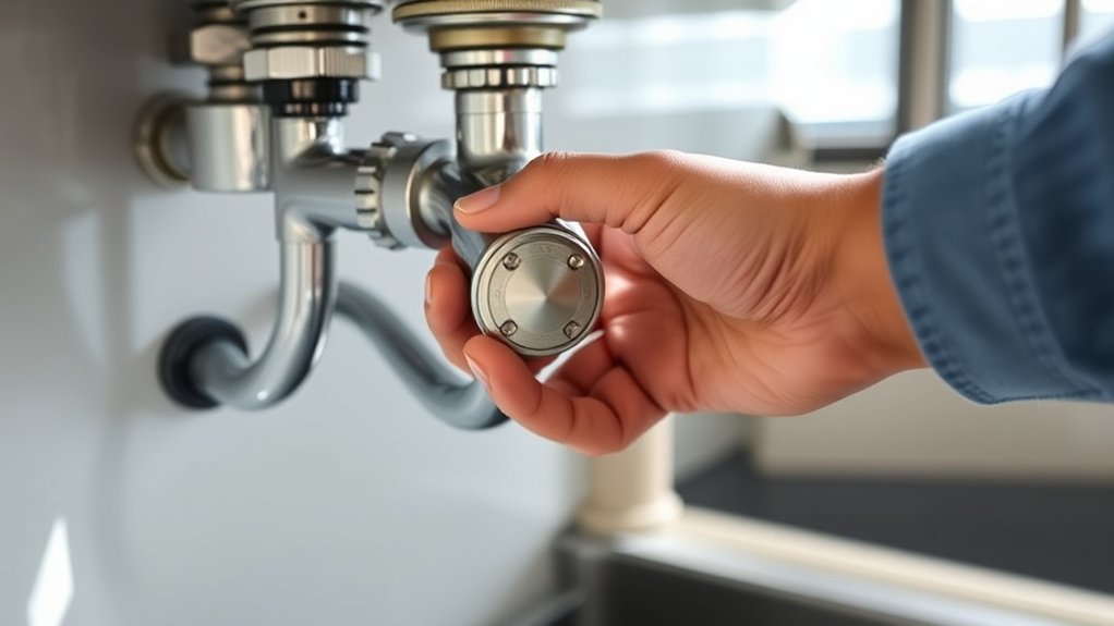 turn off under sink water supply
