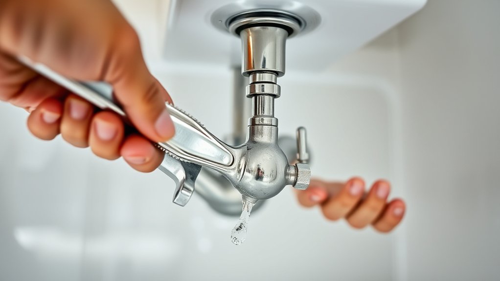 turn off under sink water valves