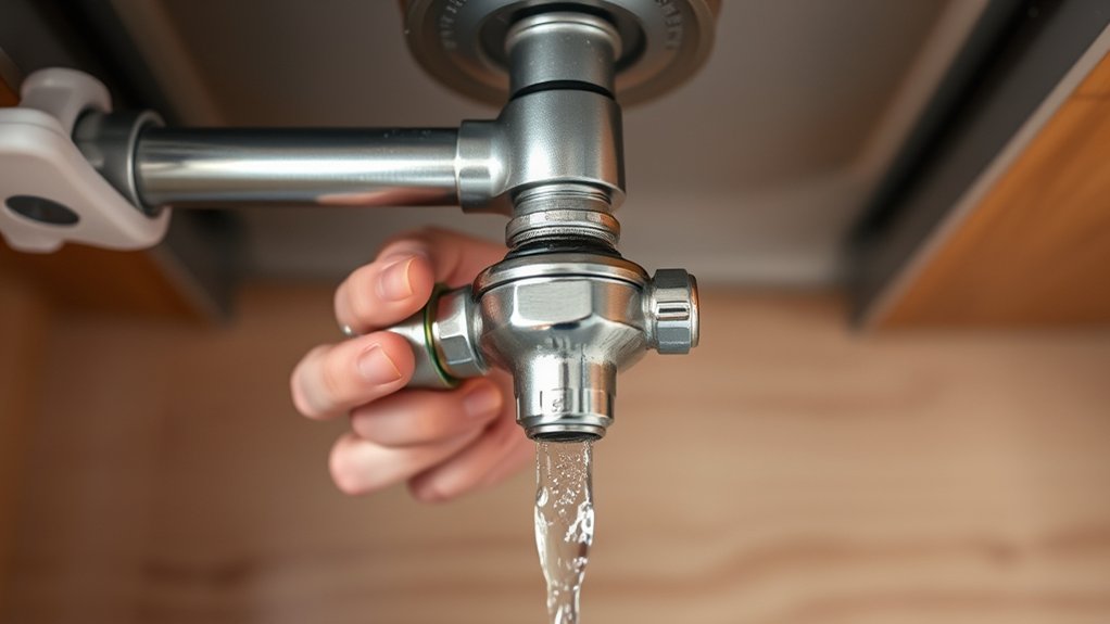 turn off water supply valves