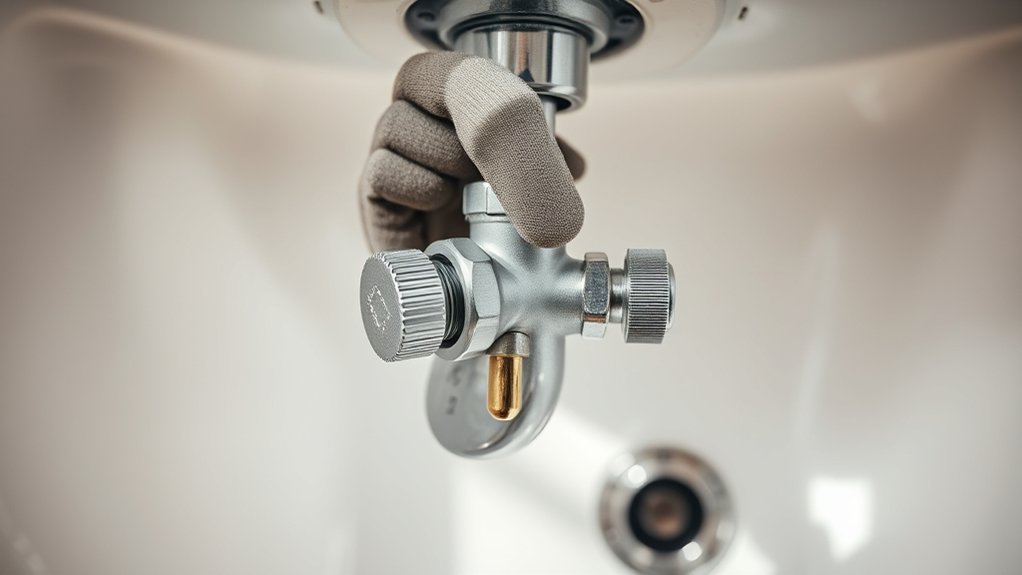 turn off water test cleanup