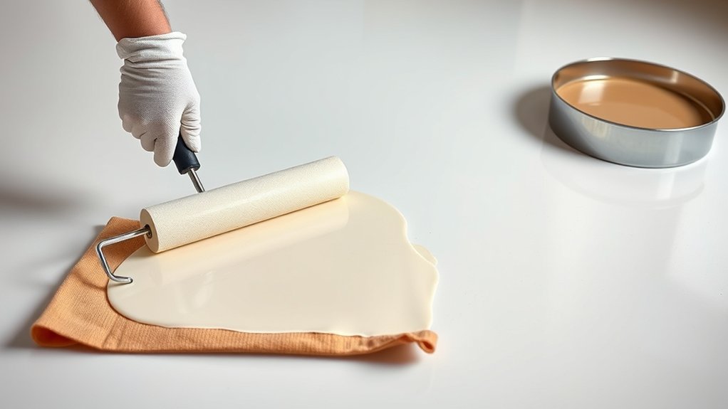 vinyl floor painting steps guide