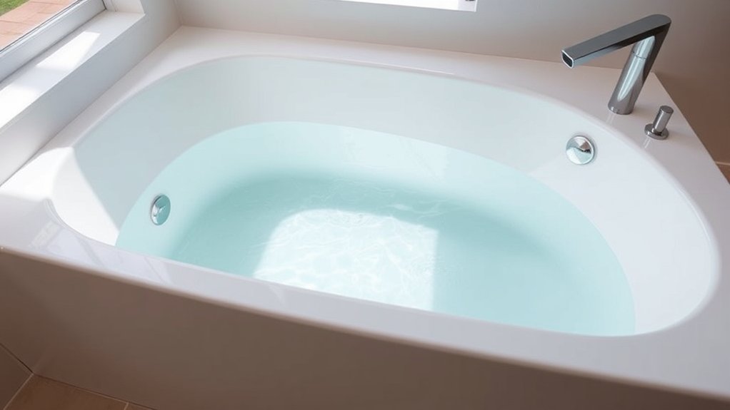 volume of bathtub capacity measured