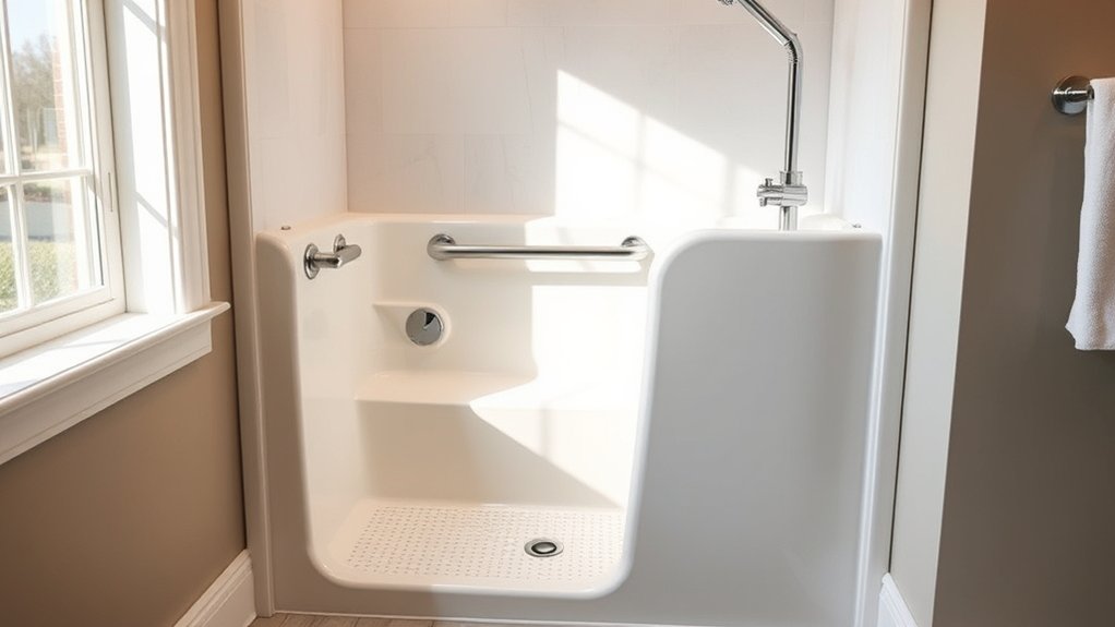 walk in tub safety features