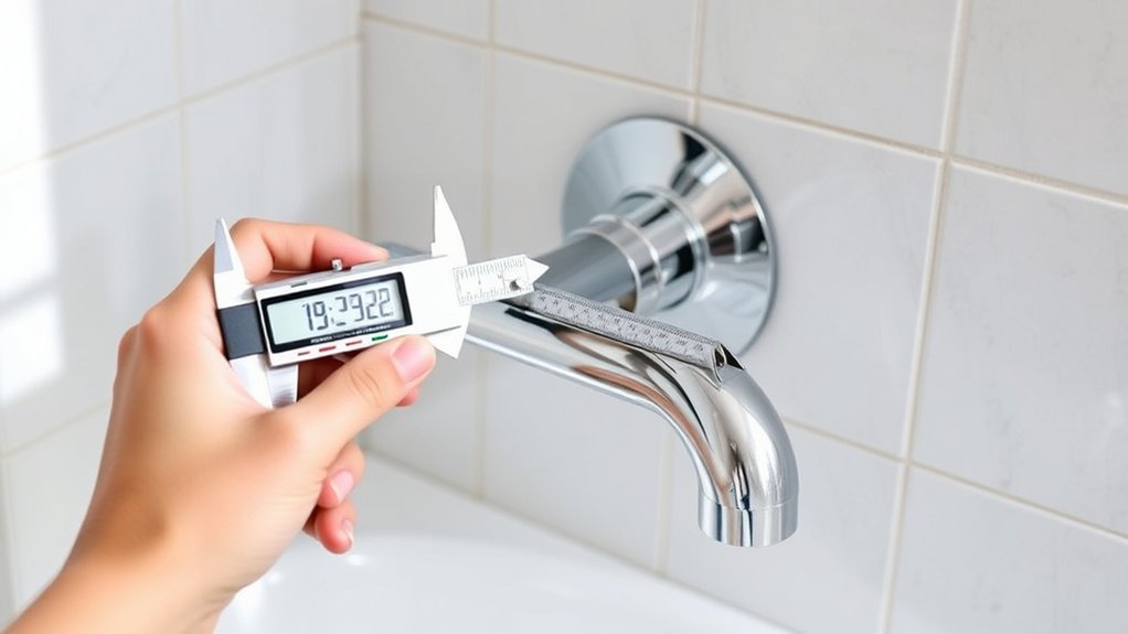 wall vs deck faucet identification