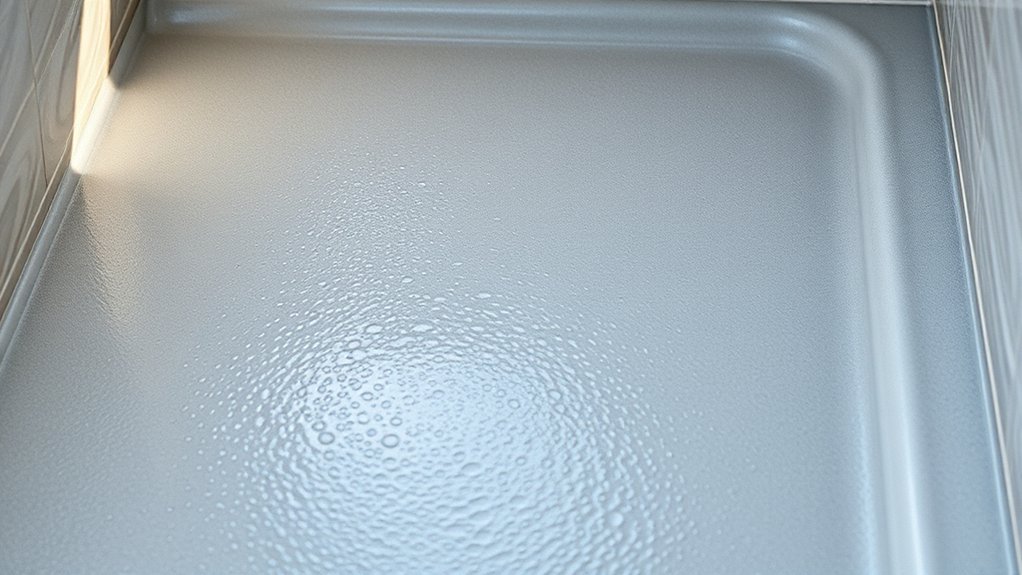 acrylic fiberglass cementitious pans