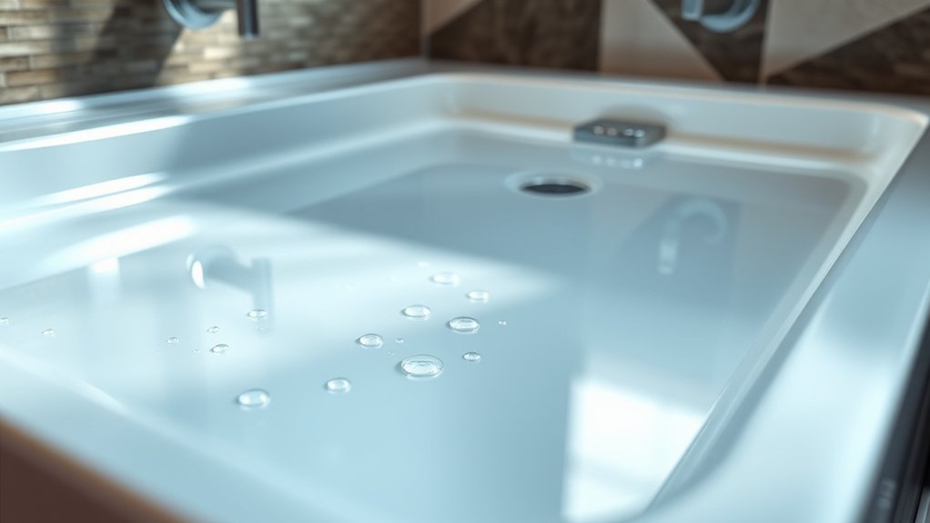 acrylic shower bases durable non porous impact resistant