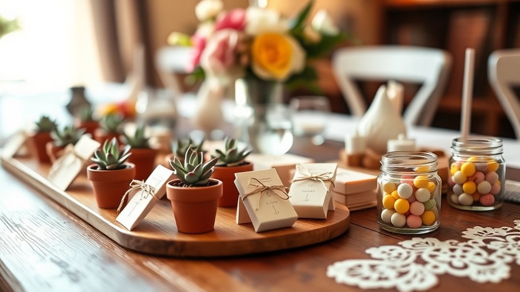 affordable diy and edible bridal favors