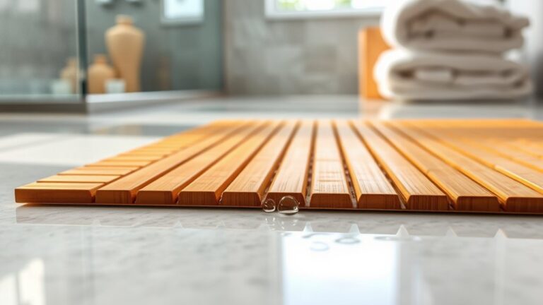 are bamboo shower mats good