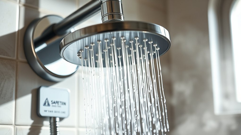 are electric shower heads safe