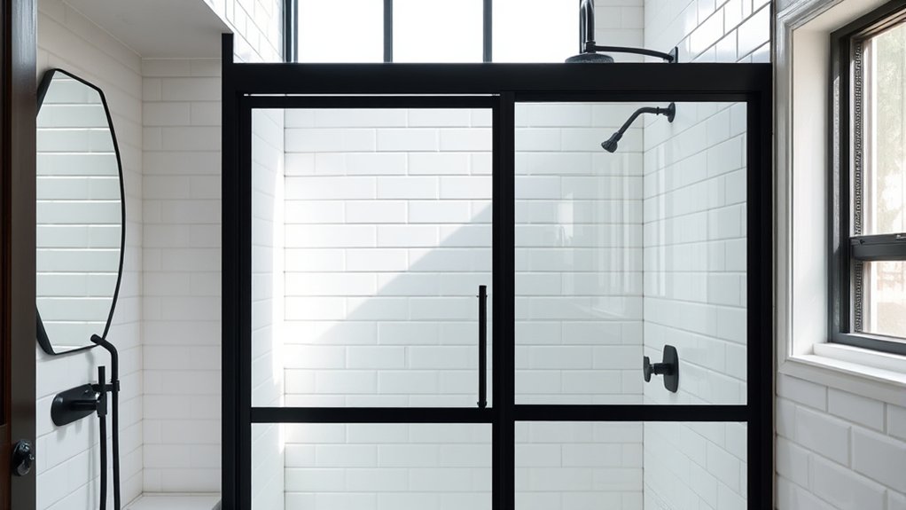 are framed shower doors dated
