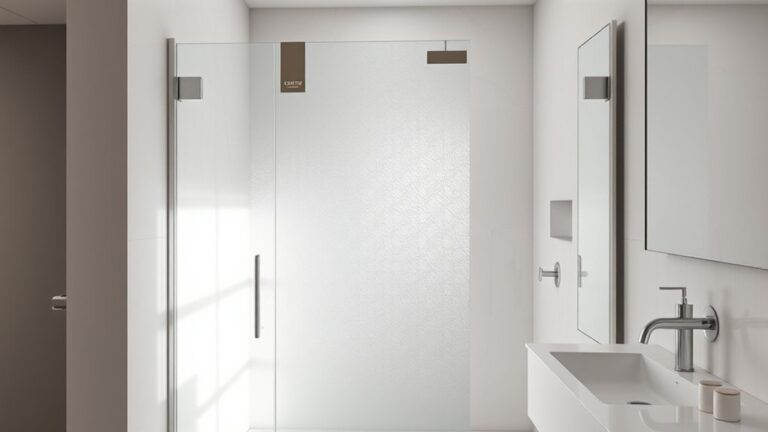 are frosted shower doors outdated