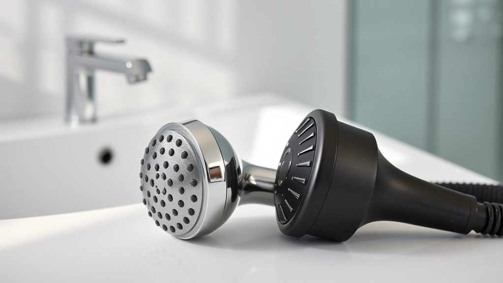 are handheld shower heads interchangeable