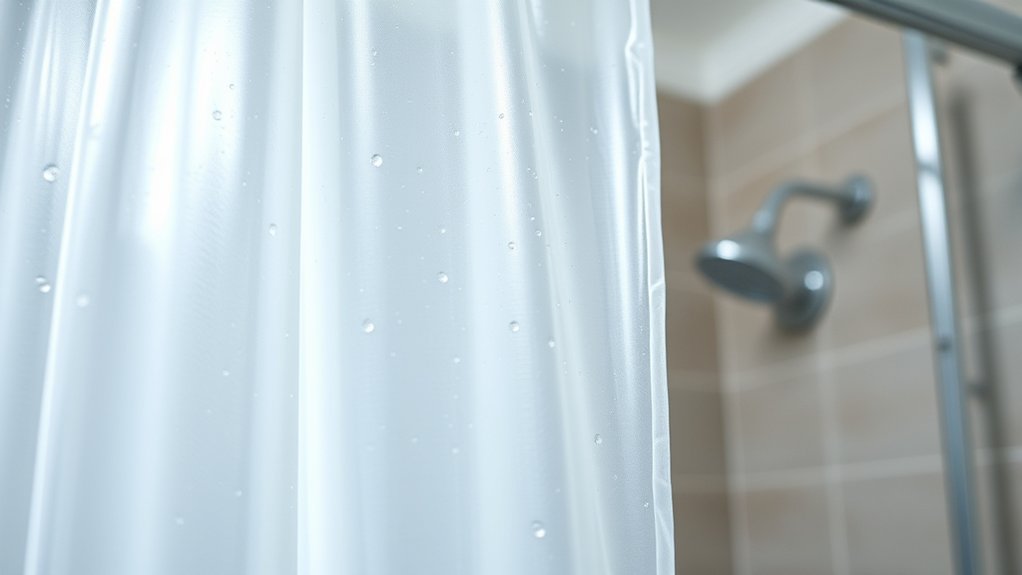 are plastic shower curtains toxic
