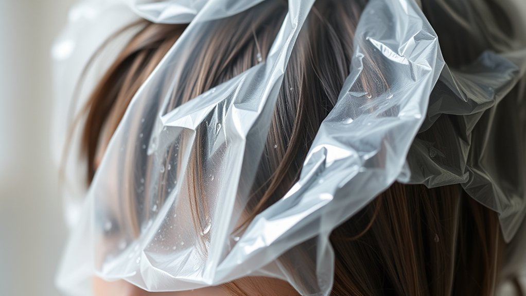 are shower caps harmful hair