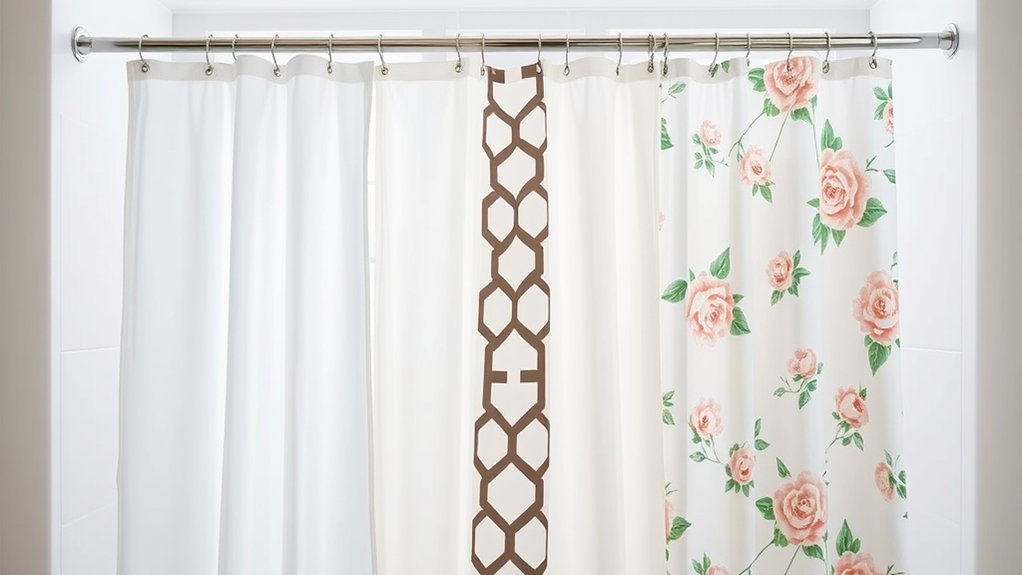 are shower curtains all similar size