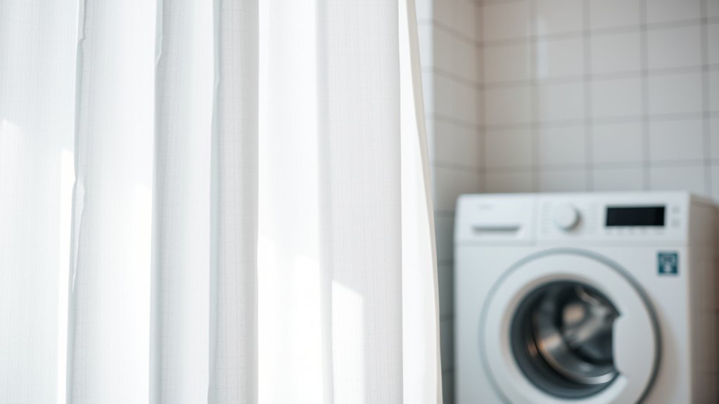 are shower curtains machine washable