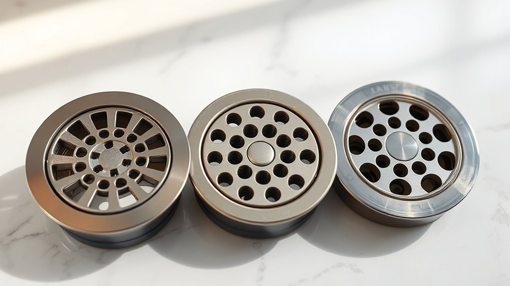 are shower drain sizes identical