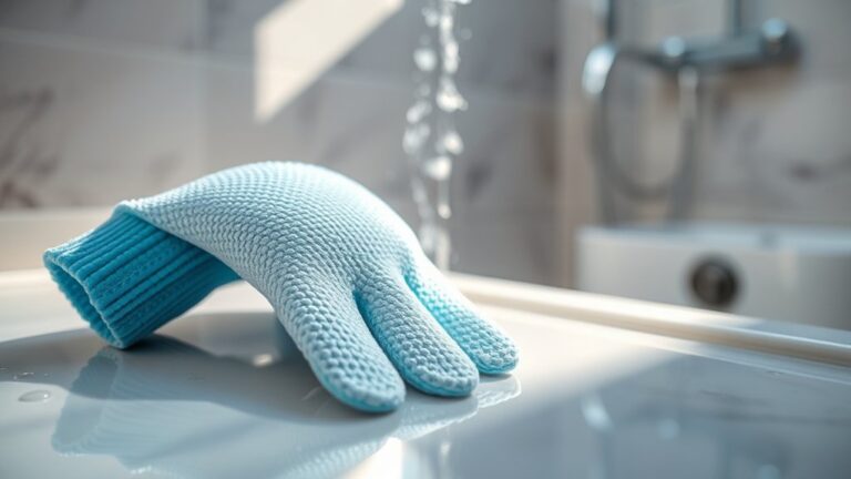 are shower gloves beneficial