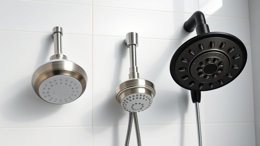 are shower head sizes identical