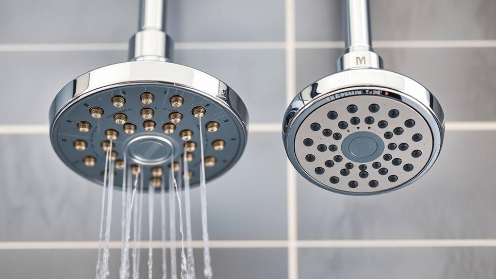 are shower head sizes standard