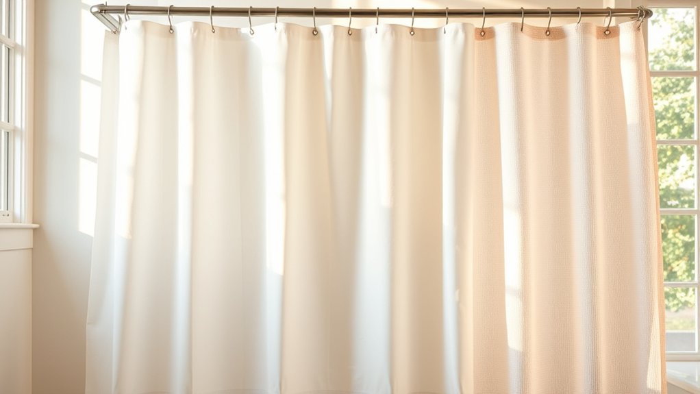 are shower liners different sizes