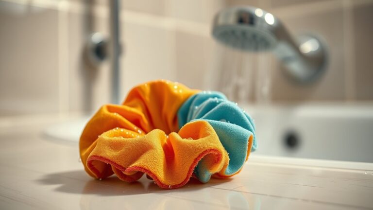 are shower scrunchies harmful