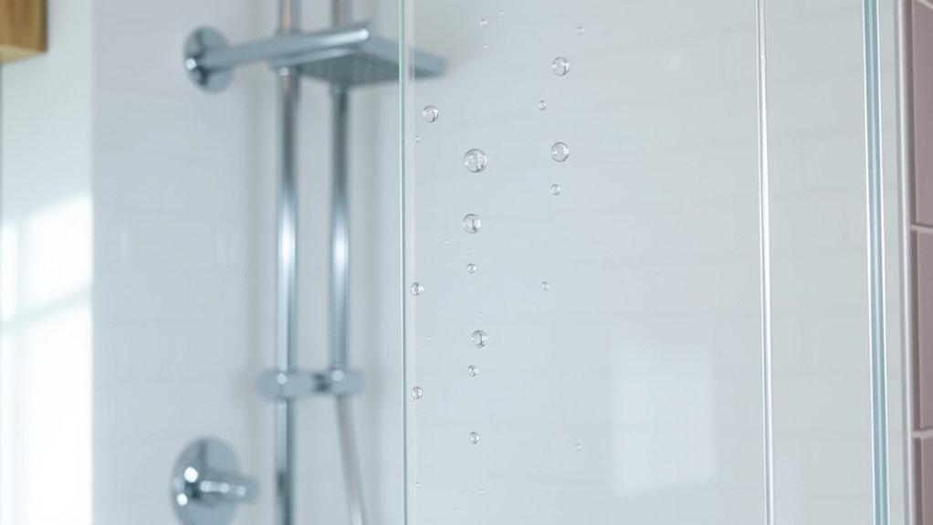 are there plastic shower doors