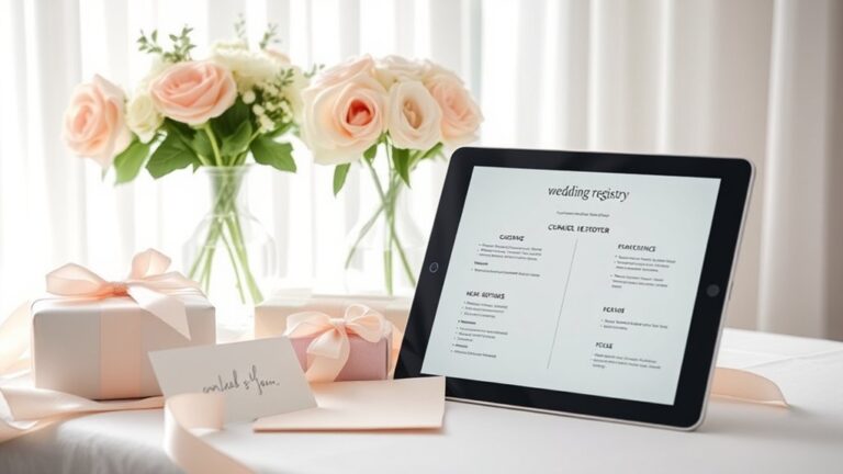 bridal shower vs registry difference