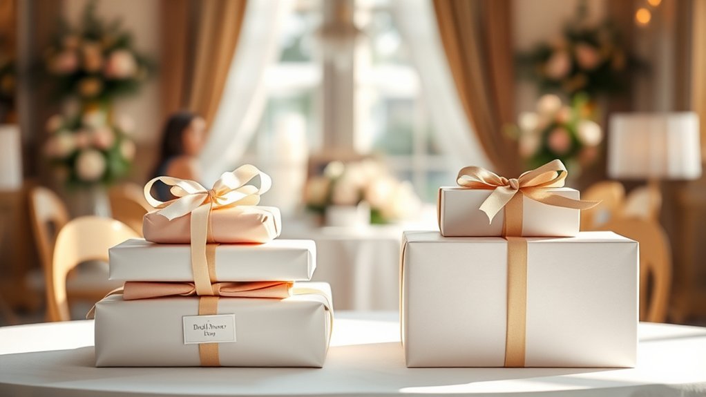 bridal shower vs wedding gifts