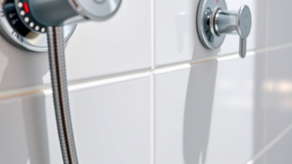 caulking around shower fixtures guidance