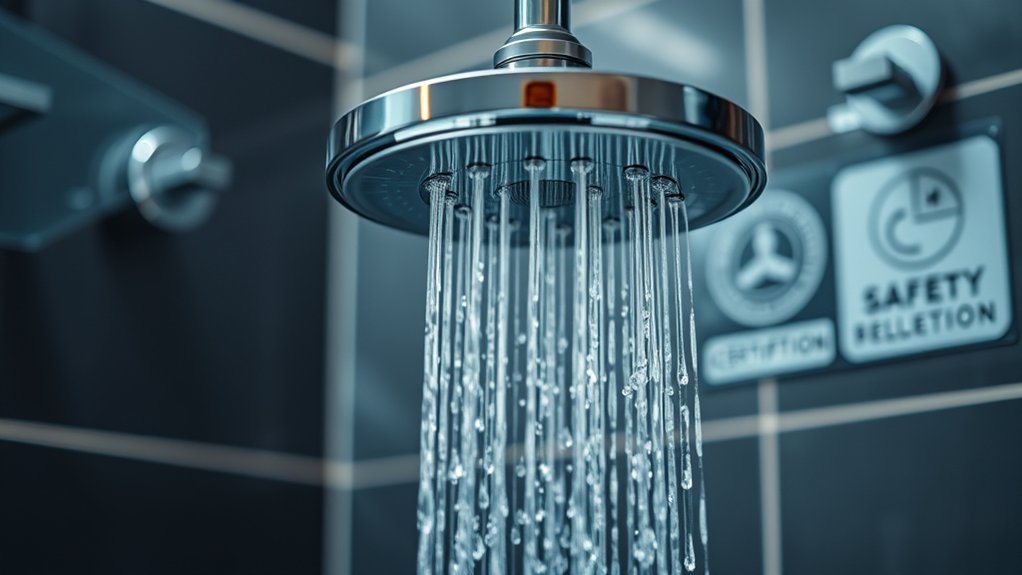 certified electric shower head safety standards