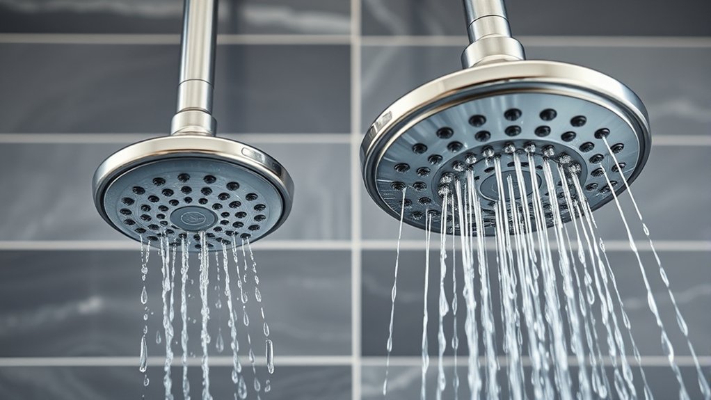 choosing shower heads by water pressure