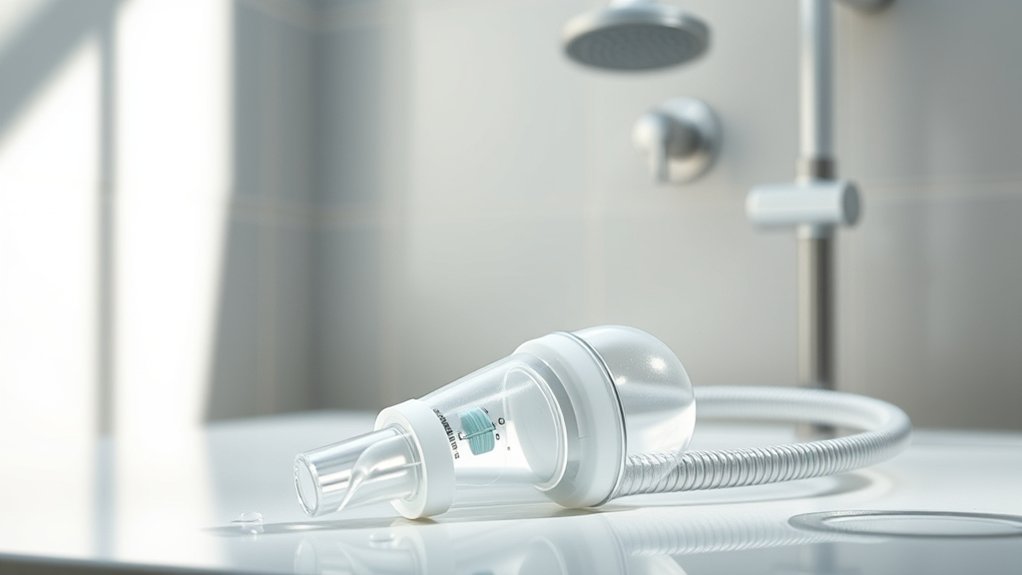 continuous flow shower enema mechanics