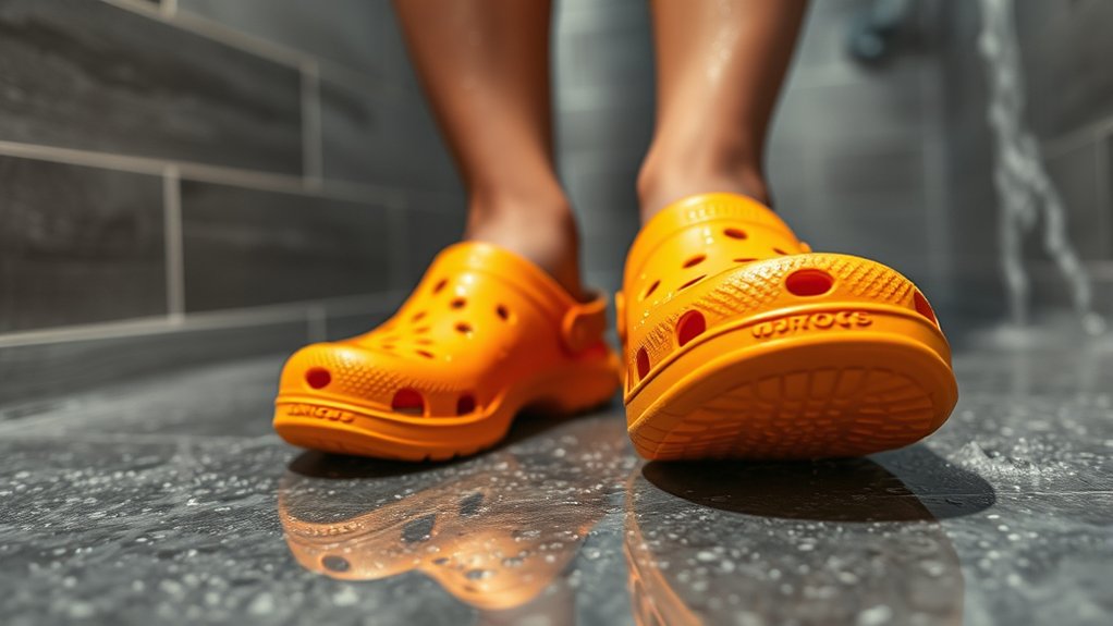croslite based breathable protective footwear