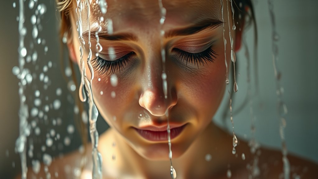 crying in the shower healthy release