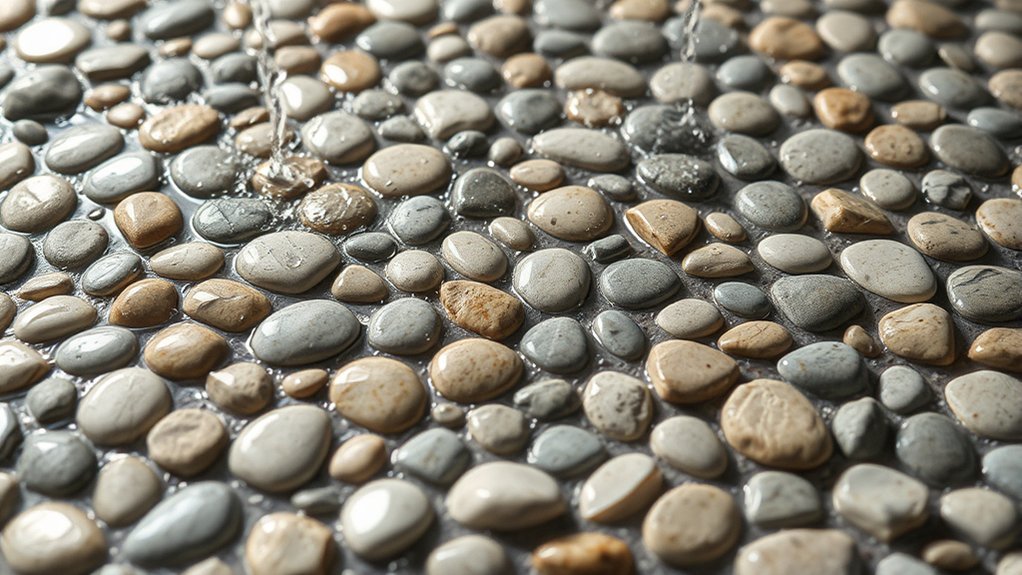 daily pebble shower floor maintenance routine