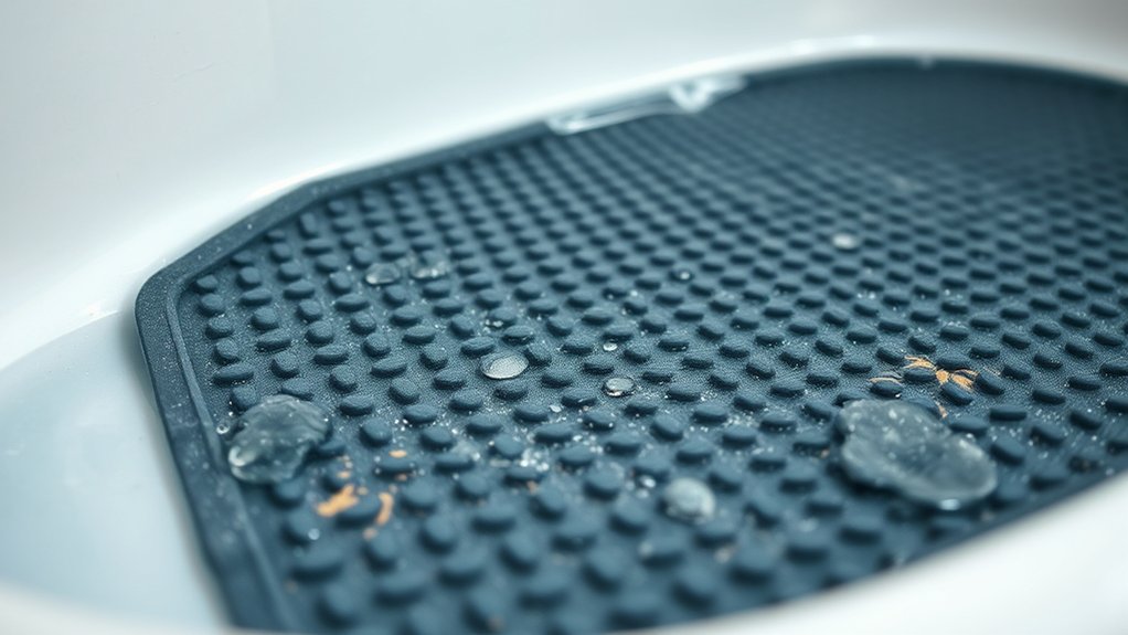 delicate mats require hand cleaning