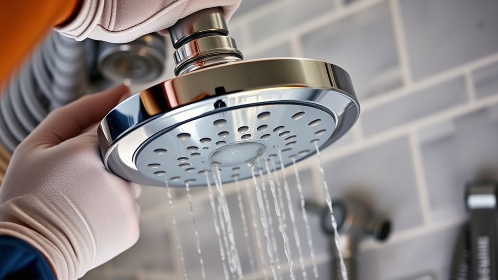 delta shower head installation maintenance tips