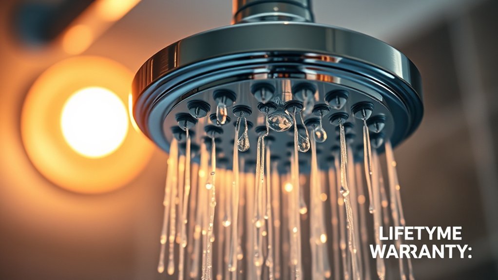 delta shower heads lifetime warranty coverage