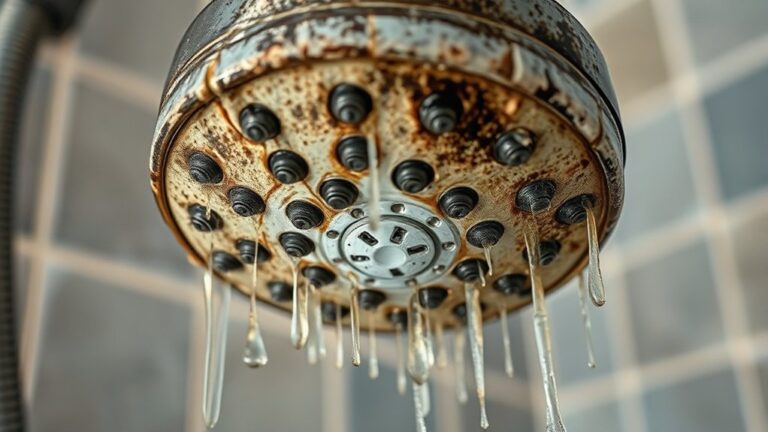 dirty shower head causing itching