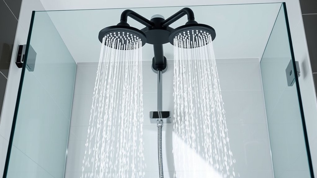 double shower heads luxury upgrade costs