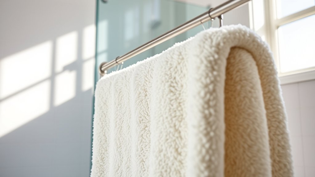 dry shower mat through proper ventilation