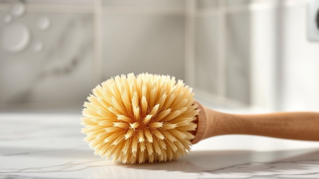 exfoliating shower brush cleansing routine
